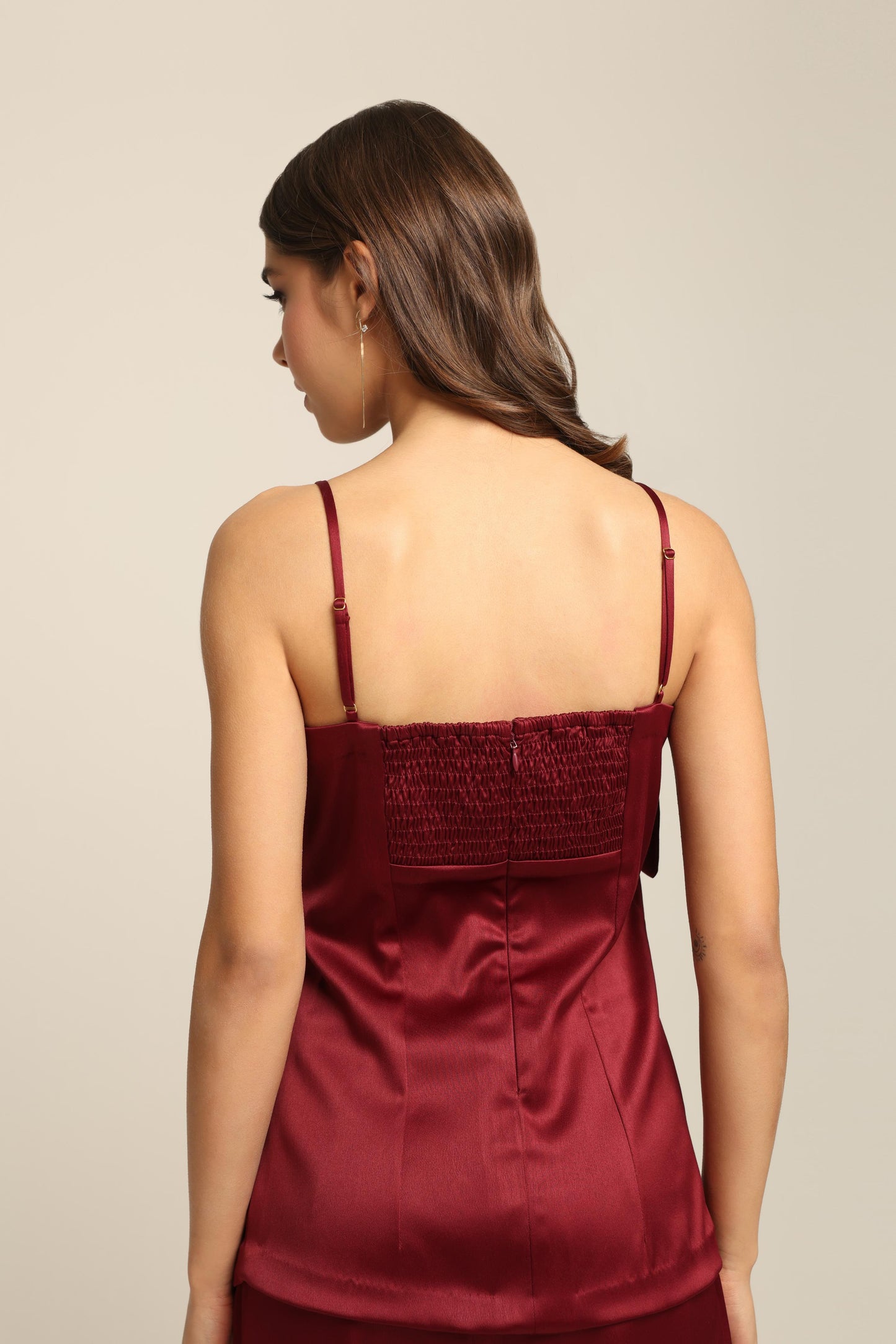 GIA PLUM TULIP TOP
