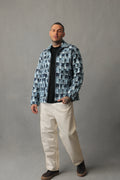 RAWLINE MULTI COLOR DENIM PATCHED JACKET