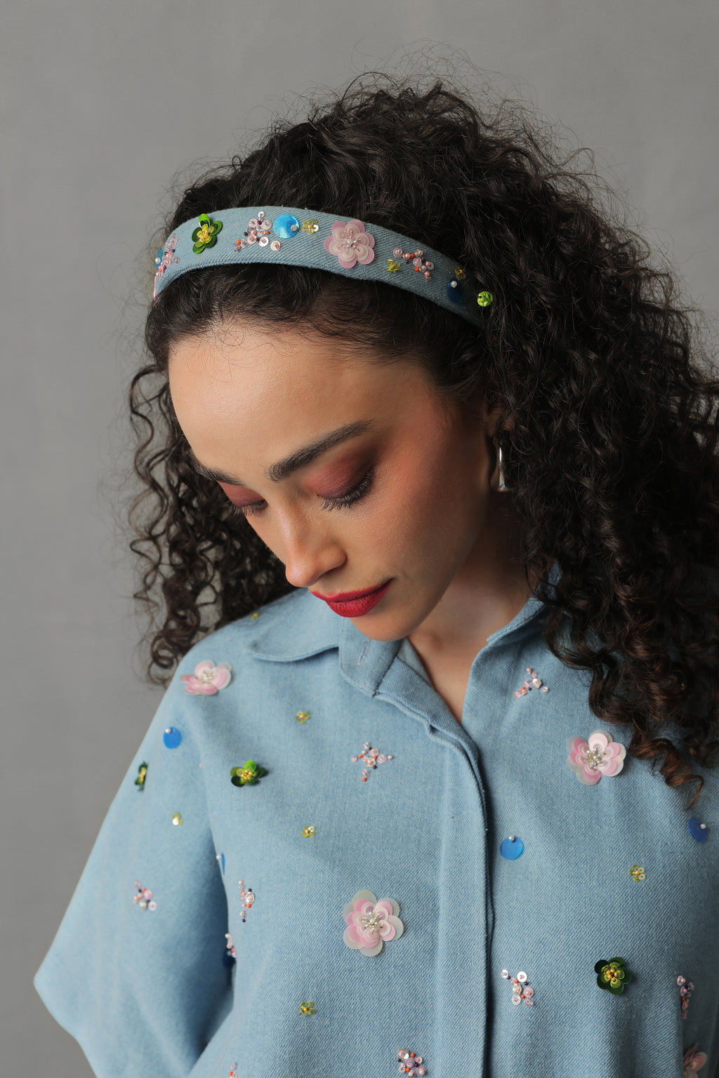 KOVA LIGHT BLUE DENIM SHIRT DRESS