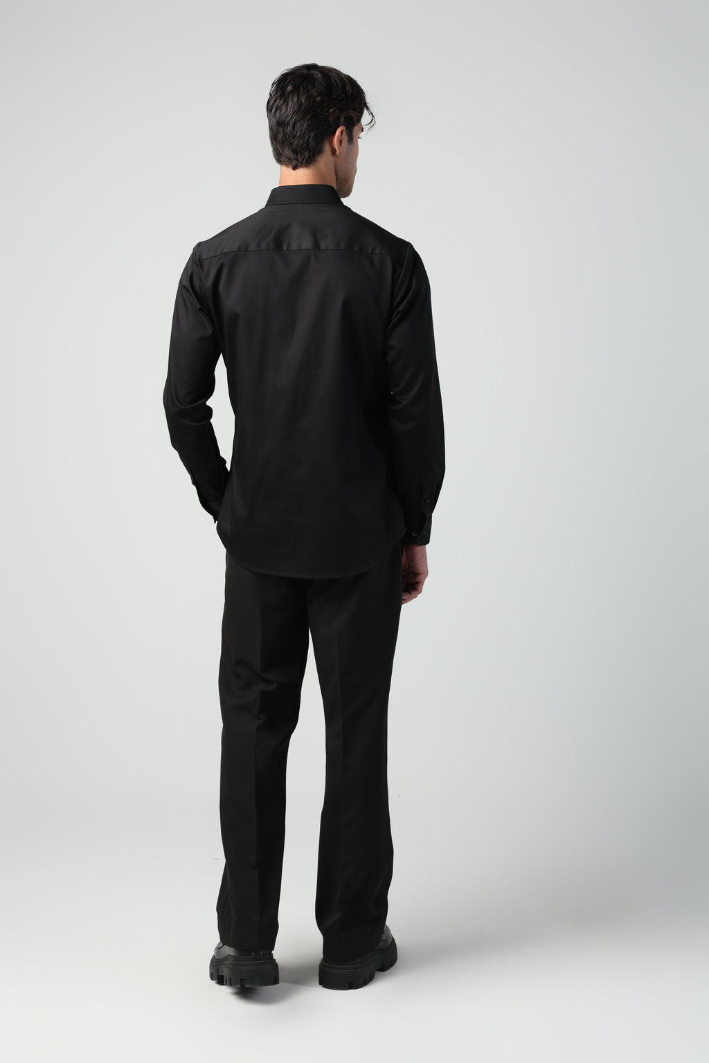 RENATO BLACK AND RED WOLF PRINTED SHIRT