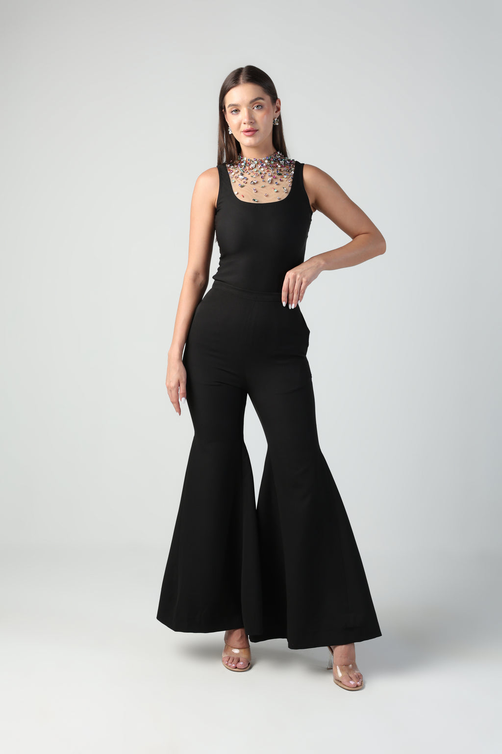 AZZURRA FIT AND HEAVY FLARE PANT