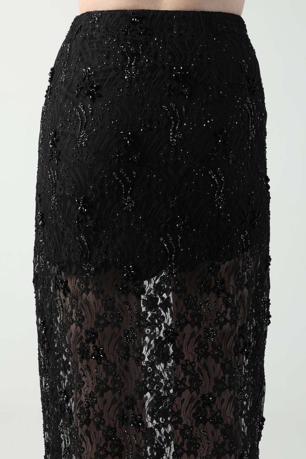 ALICIA EMBELLISHED LACE SKIRT