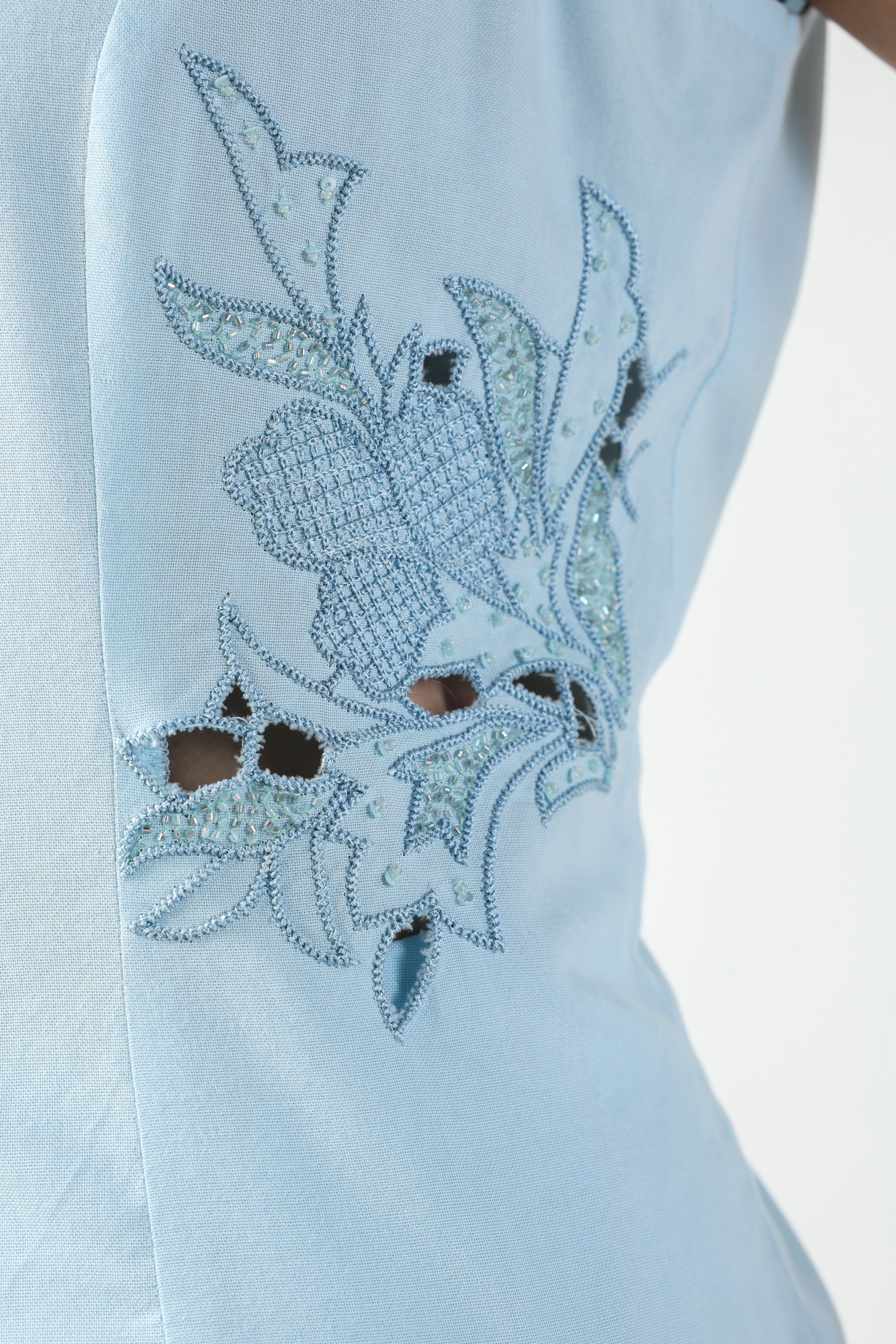 STELLA ICE BLUE HANDCUT WORK JACKET CO ORD SET