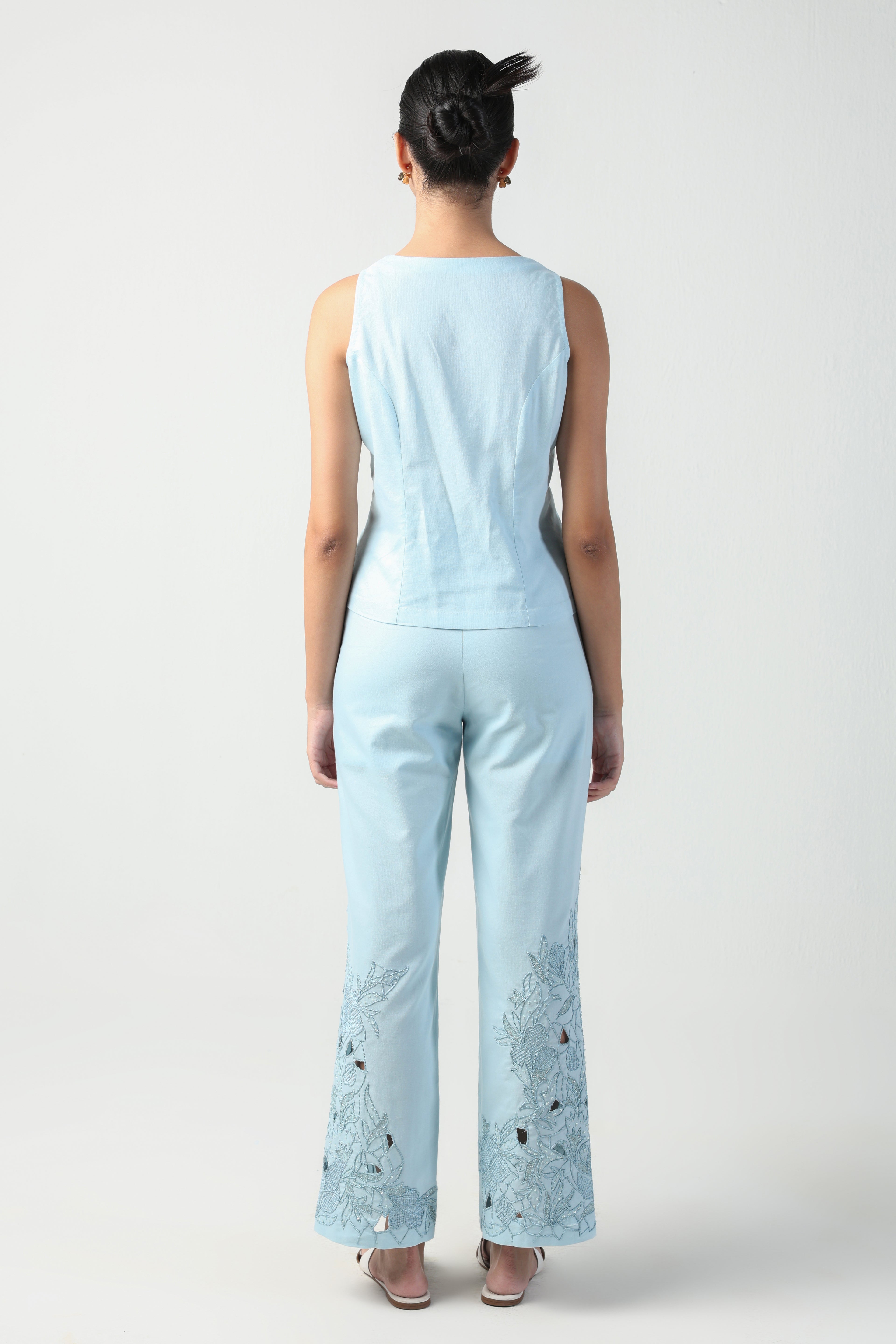 STELLA ICE BLUE HANDCUT WORK JACKET CO ORD SET