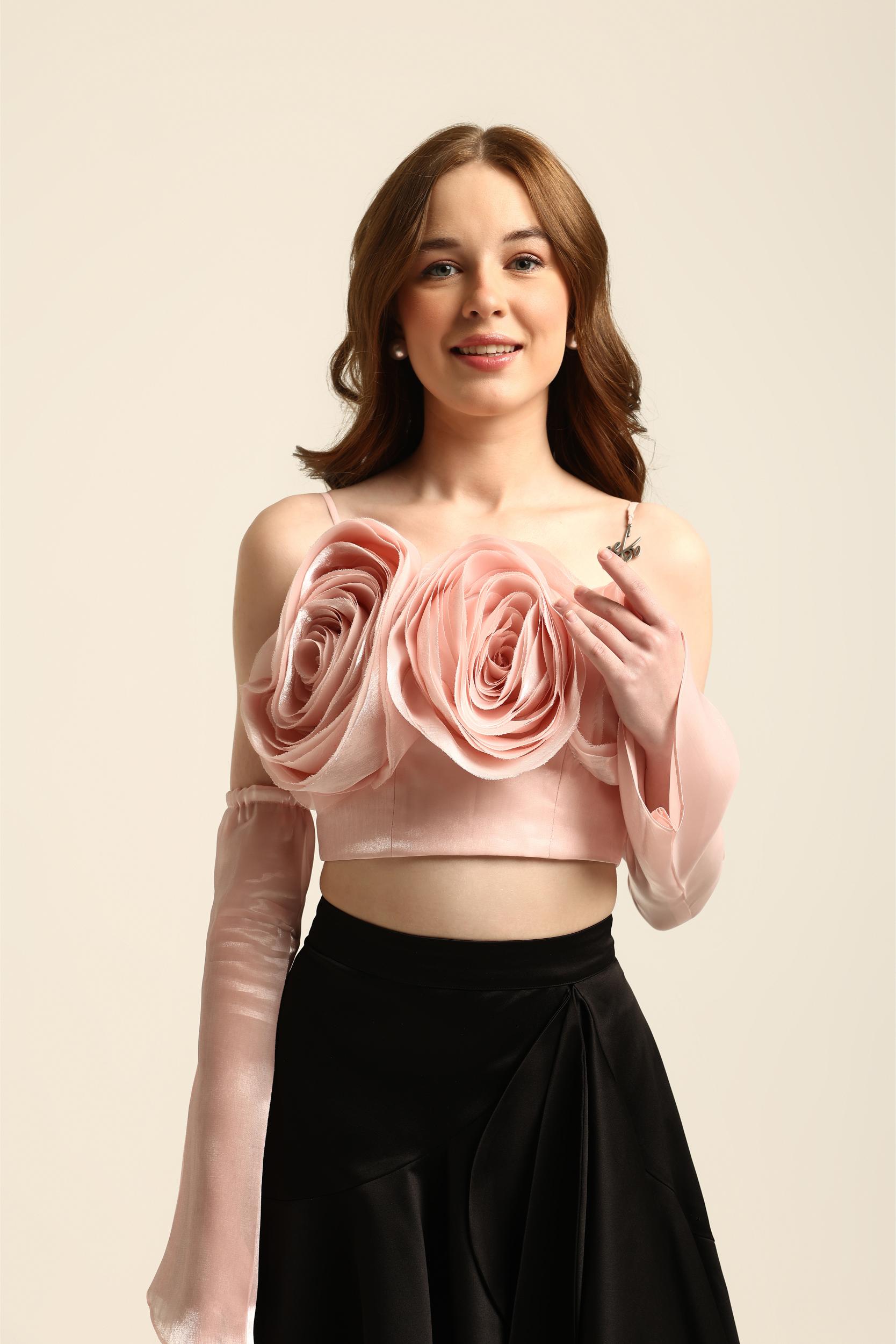 CELINE FLORAL CROP TOP