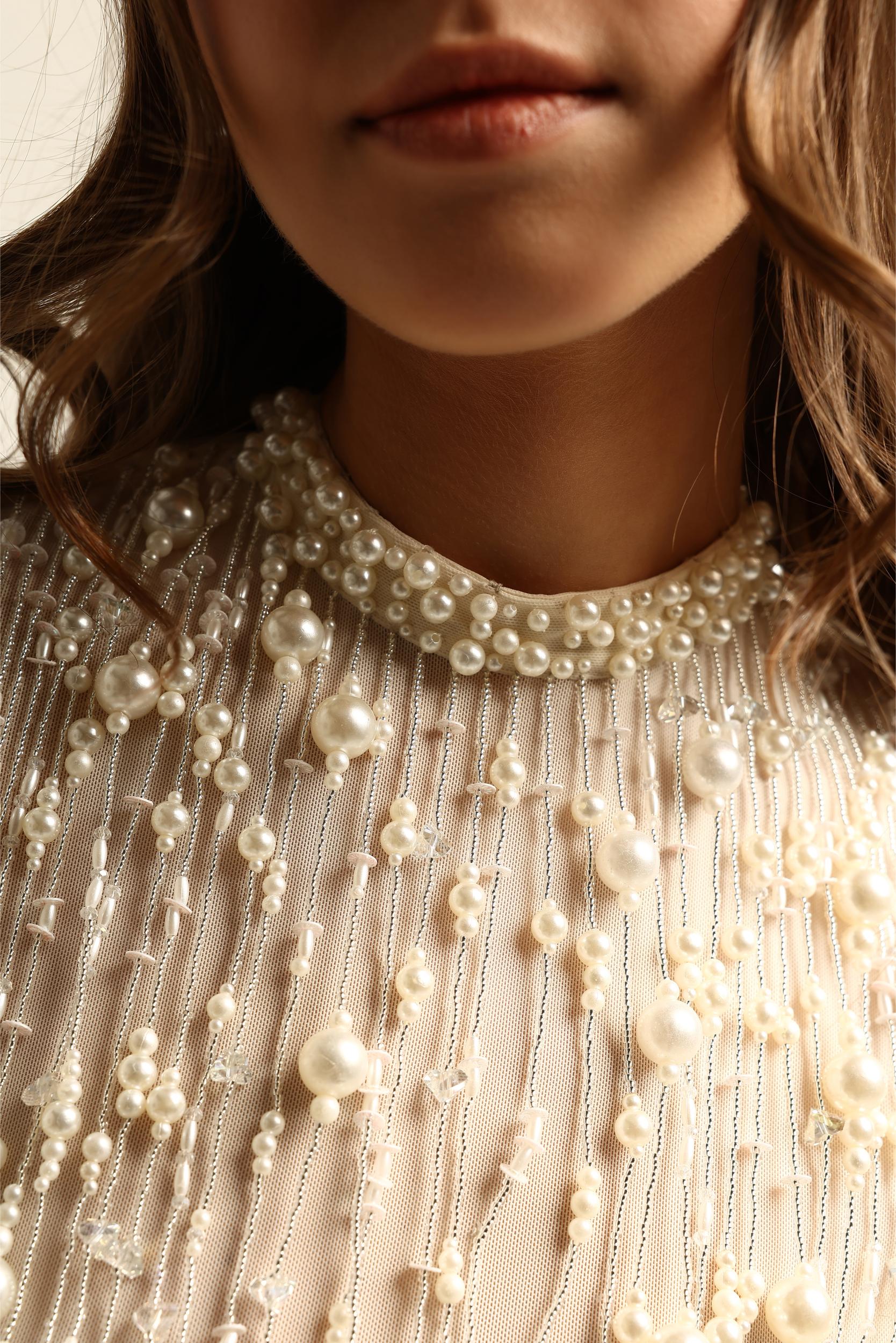 SASHA PEARL STRAND BODYSUIT