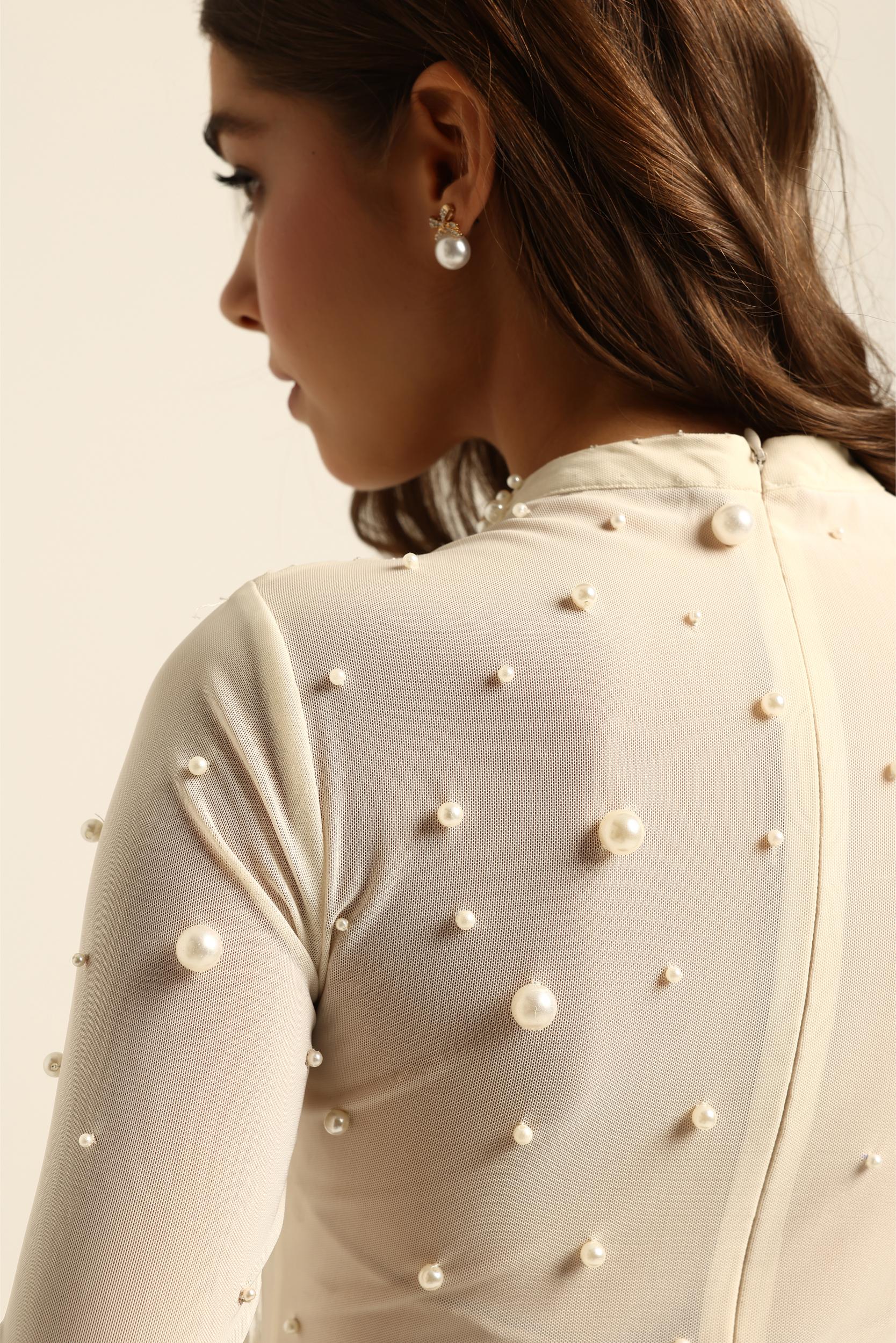 SASHA PEARL STRAND BODYSUIT