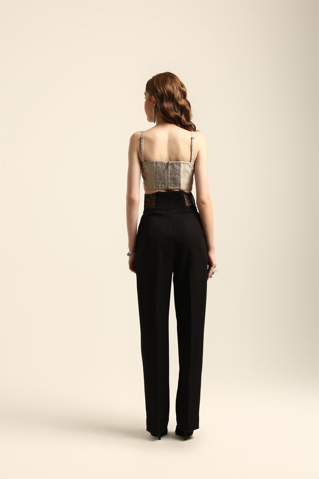 LUNA BLACK CORSET PANTS
