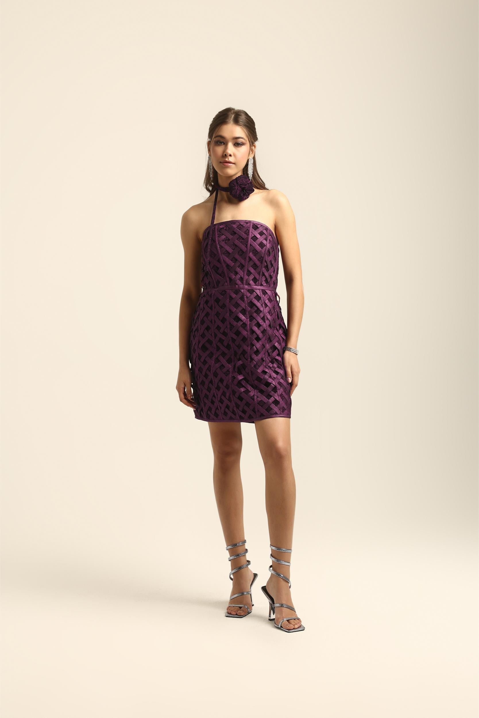 CHLOE PINK CORSET DRESS