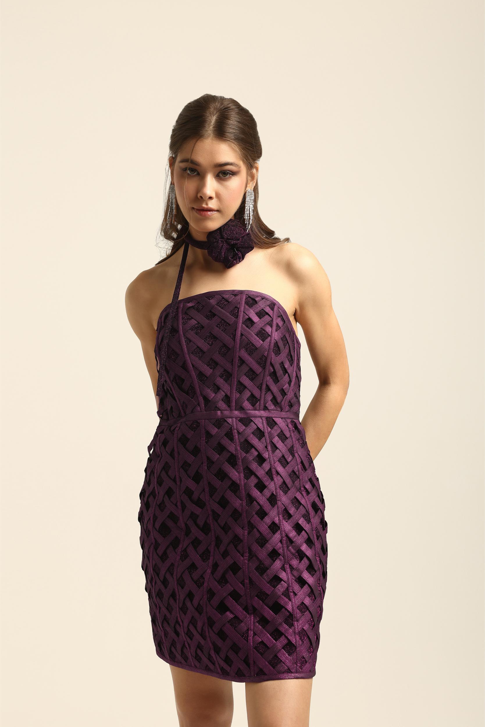 CHLOE PINK CORSET DRESS