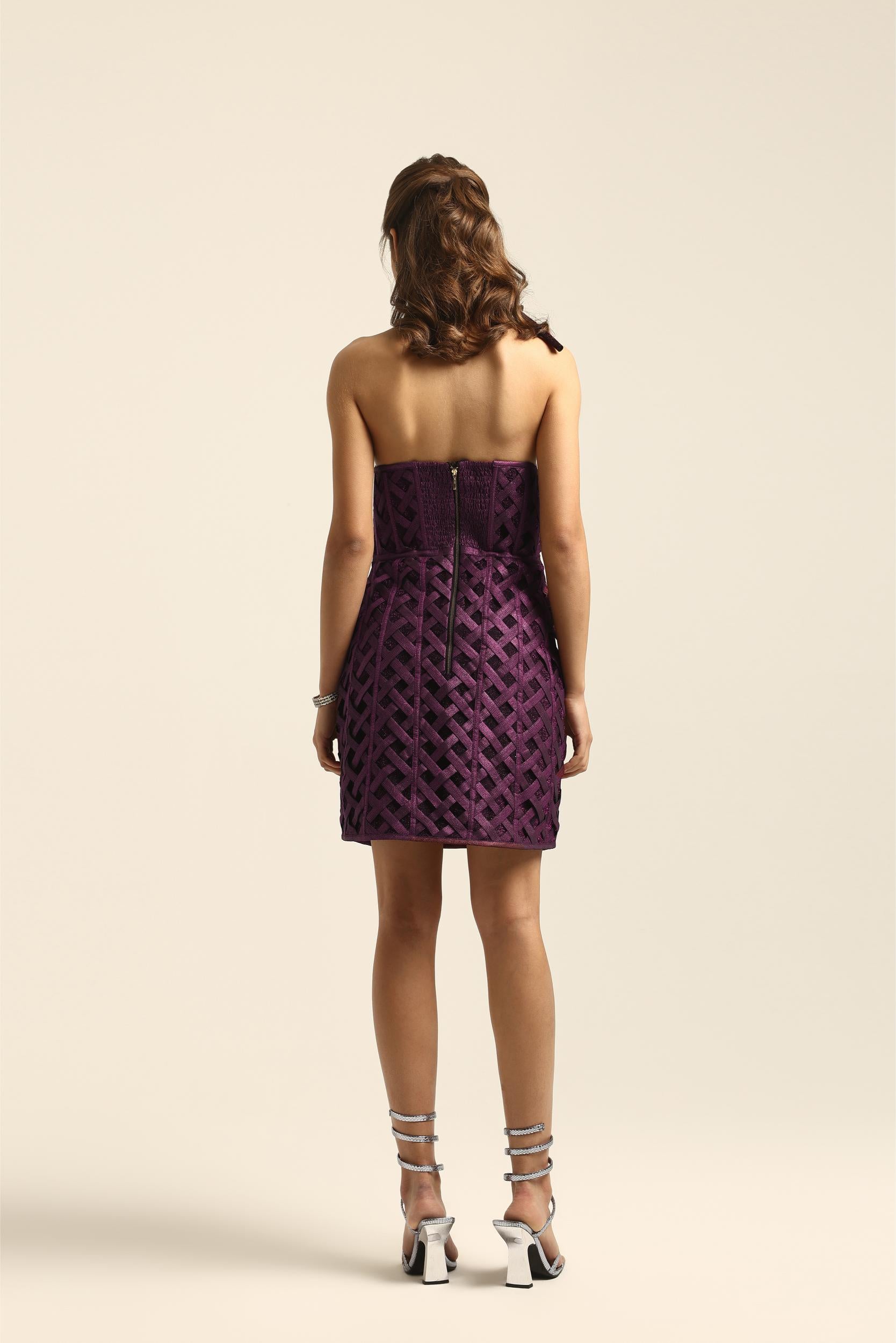 CHLOE PINK CORSET DRESS