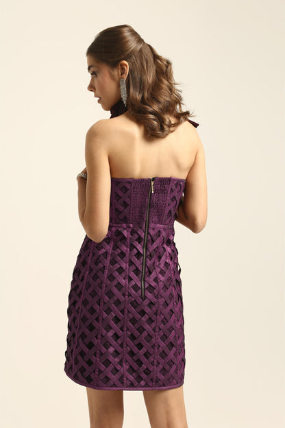 CHLOE PINK CORSET DRESS