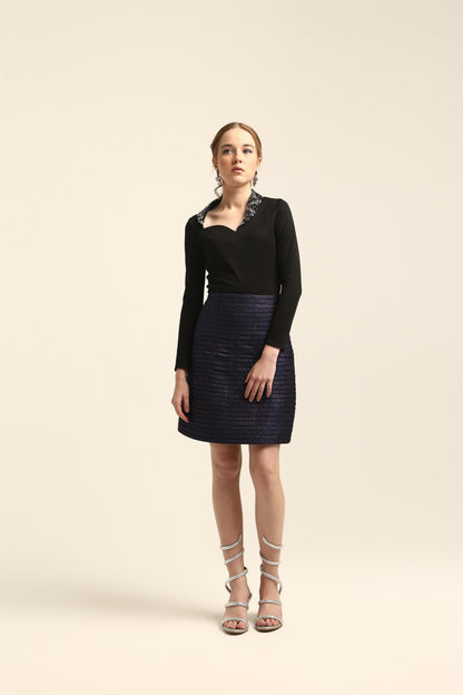 ZOE PURPLE SKIRT