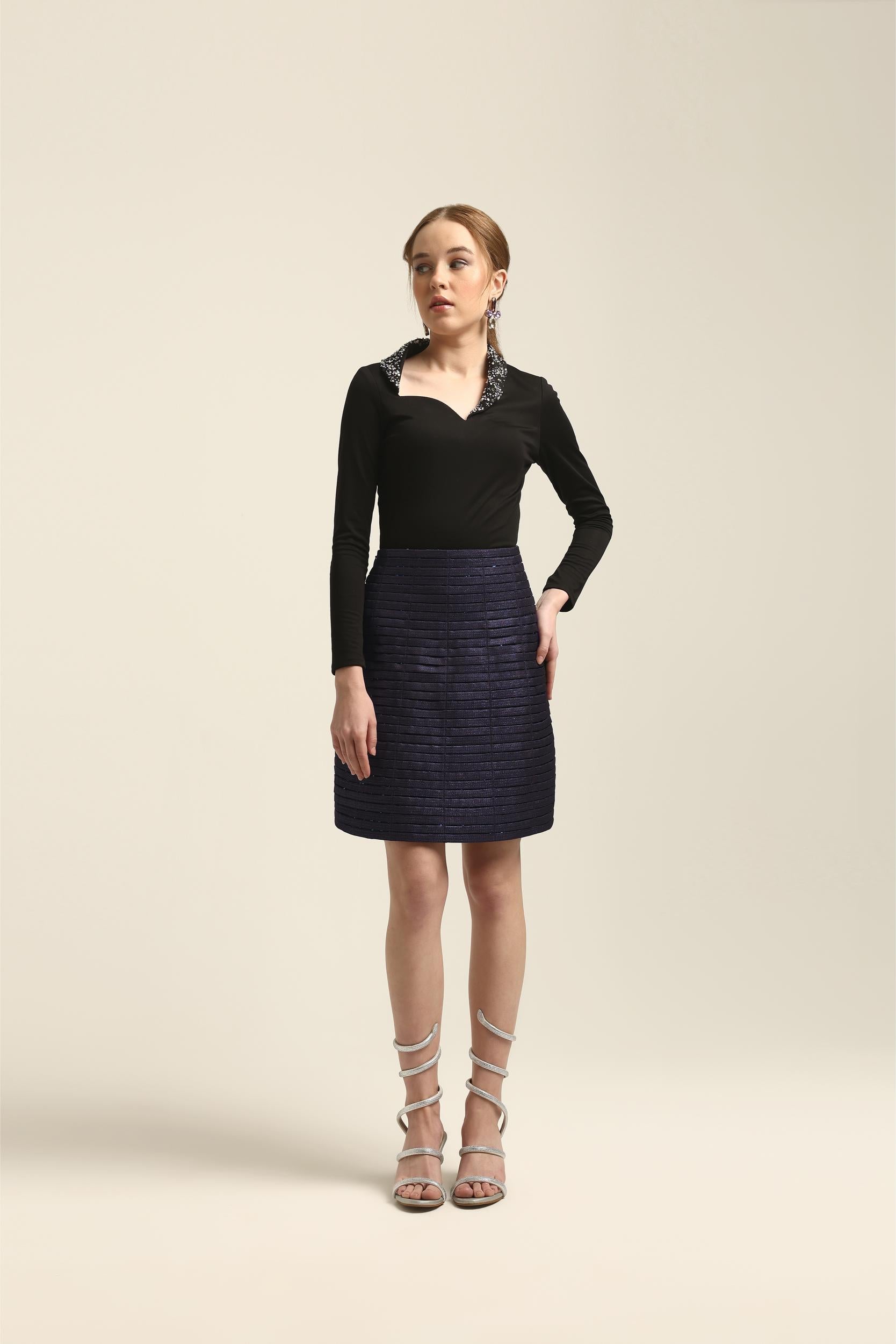 ZOE PURPLE SKIRT