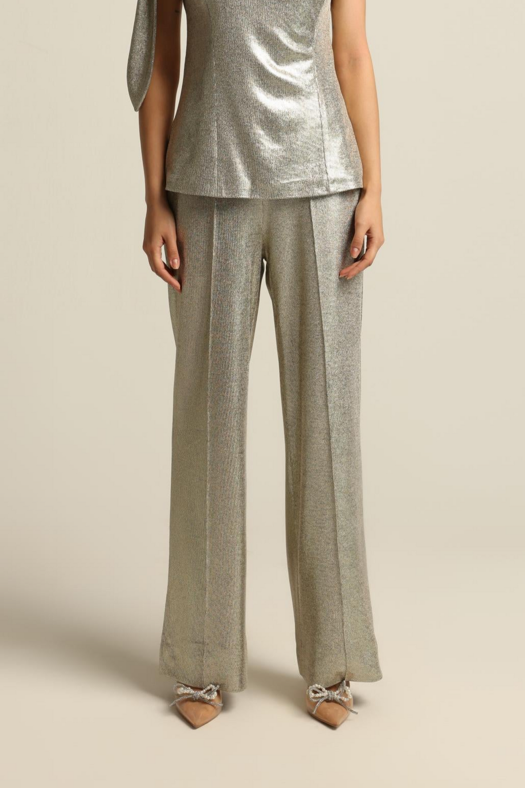 KIRA GOLD FOIL PANTS
