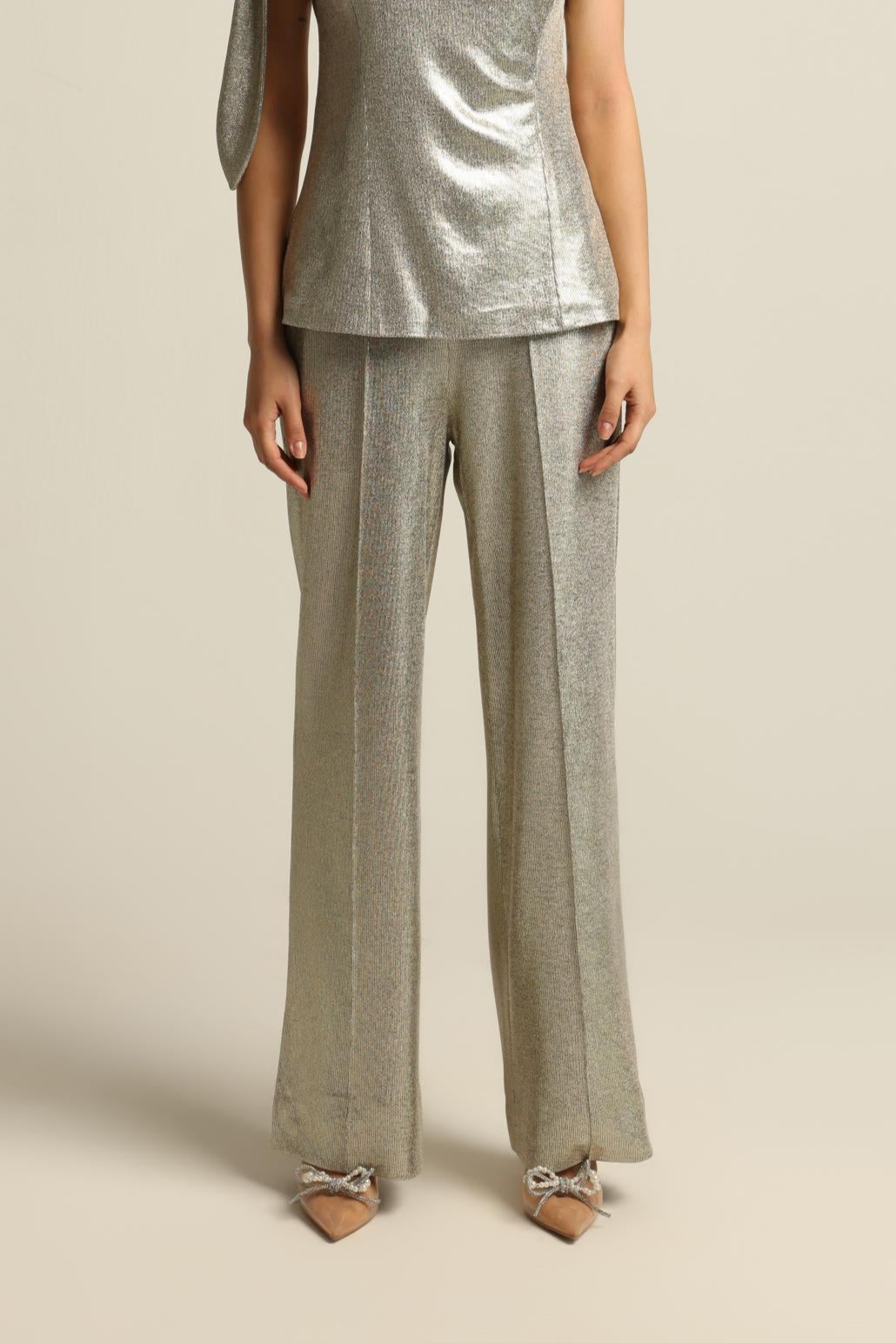 KIRA GOLD FOIL PANTS
