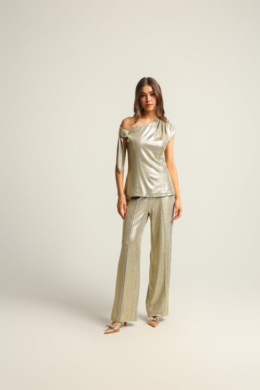 KIRA GOLD CO-ORD SET