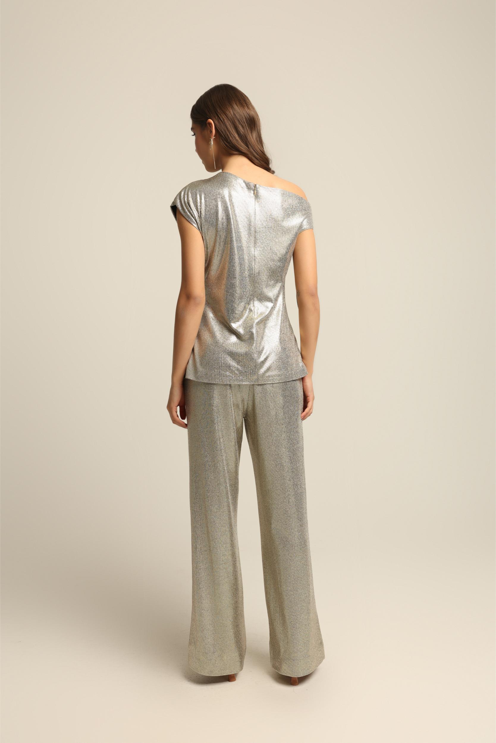 KIRA GOLD FOIL PANTS