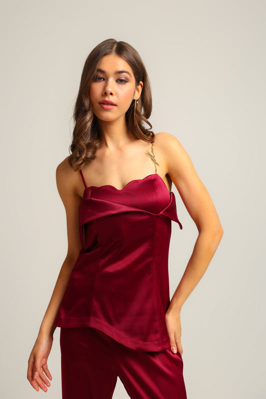 GIA PLUM CO-ORD SET