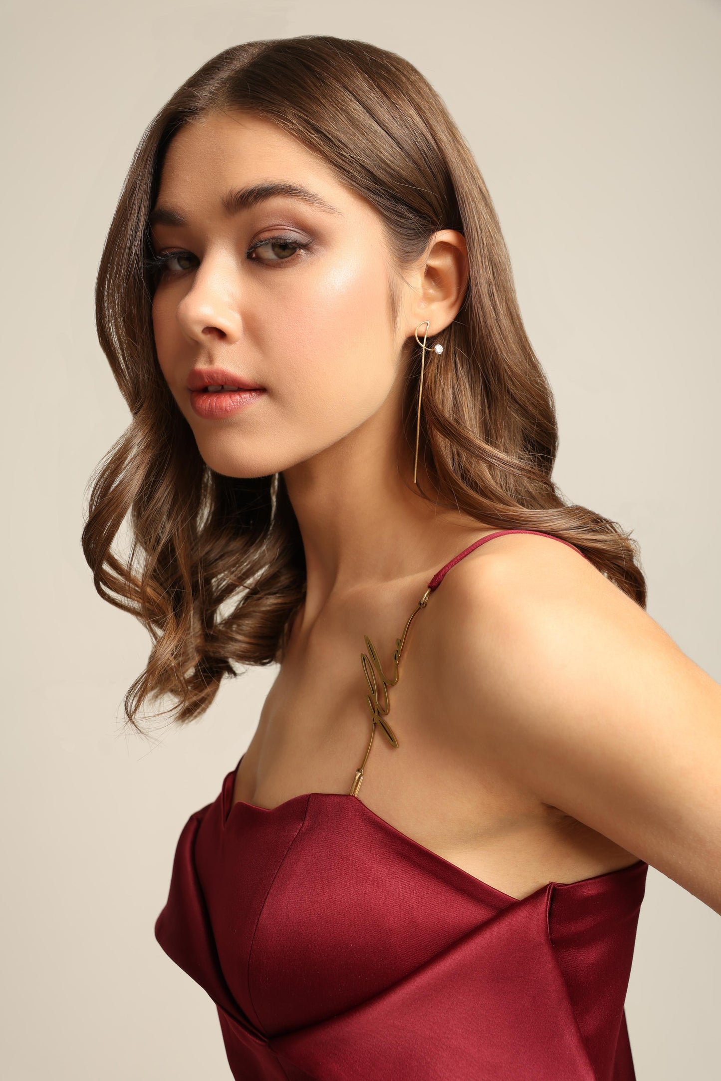 GIA PLUM TULIP TOP