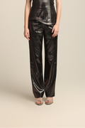 MIA BLACK FOIL PANTS