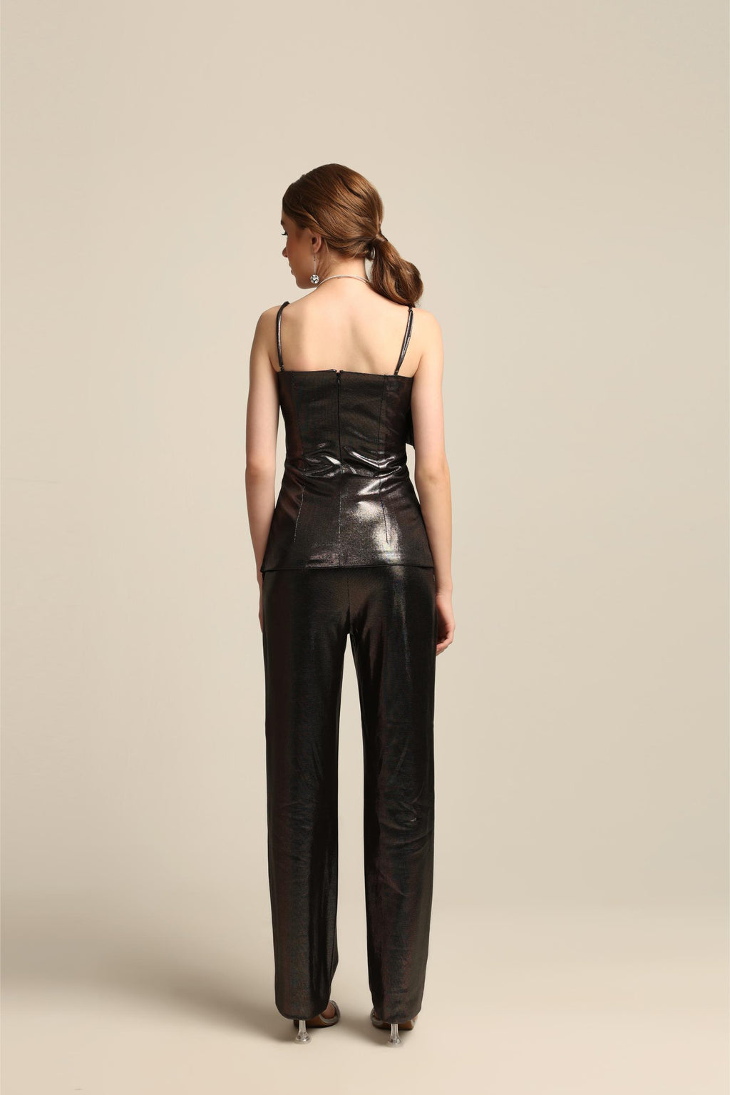 MIA BLACK FOIL CO-ORD SET