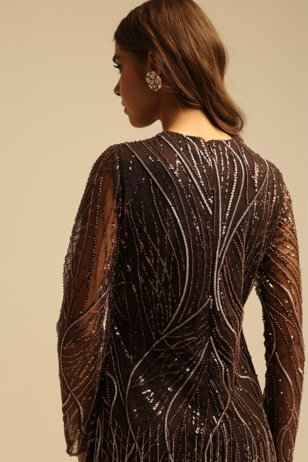 DAISY BROWN SEQUIN DRESS
