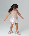 JULIE PINK SEQUIN DRESS MINI