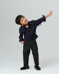 MOVIDA BLUE TASSEL SHIRT BOY