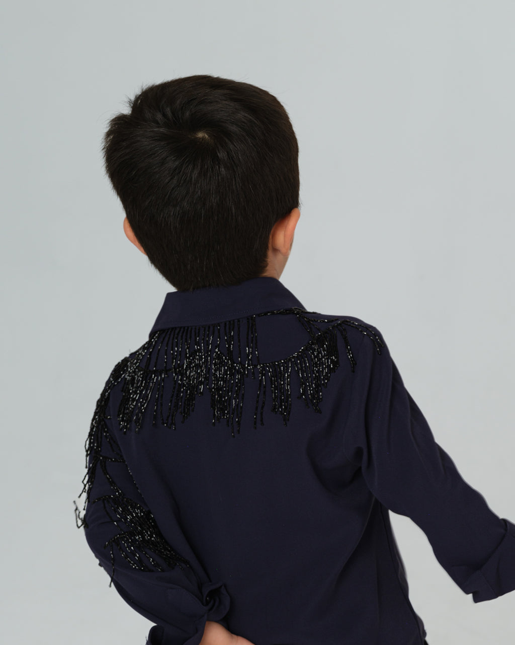 MOVIDA BLUE TASSEL SHIRT BOY