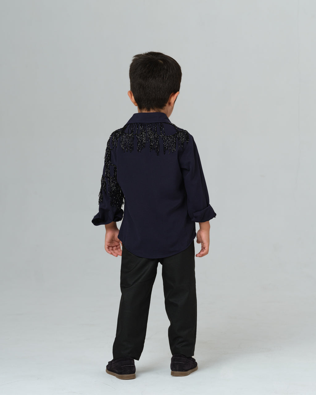 MOVIDA BLUE TASSEL SHIRT BOY