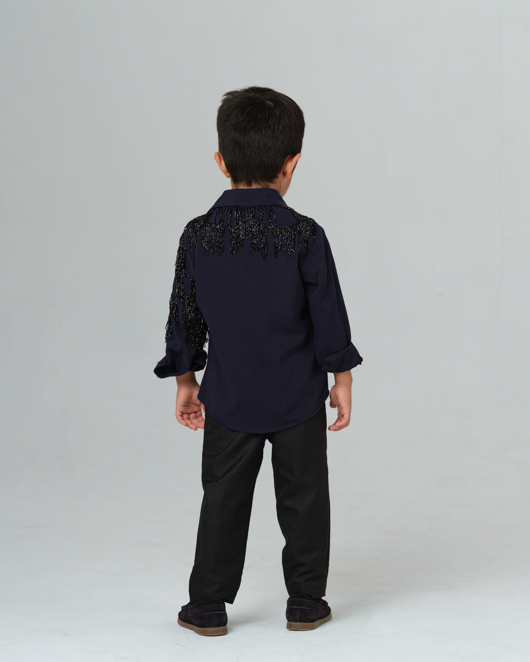 MOVIDA BLUE TASSEL SHIRT BOY