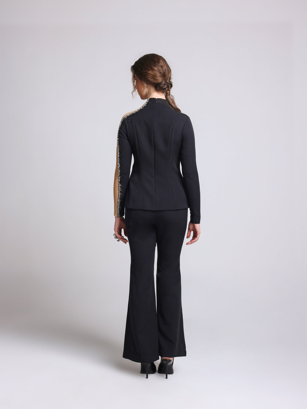 RITMO BLACK ILLUSIONAL CO ORD SET