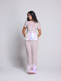 JULIE 2.0 PINK SEQUIN CO ORD SET